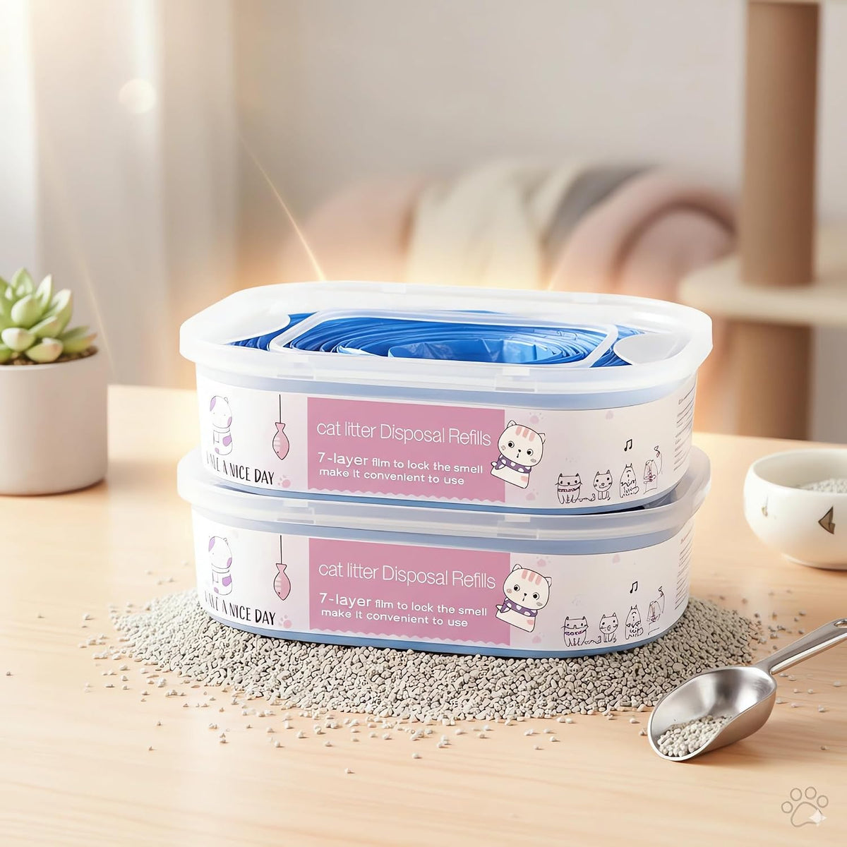 Aimidodo cat litter refill cartridge front packaging view for odor control