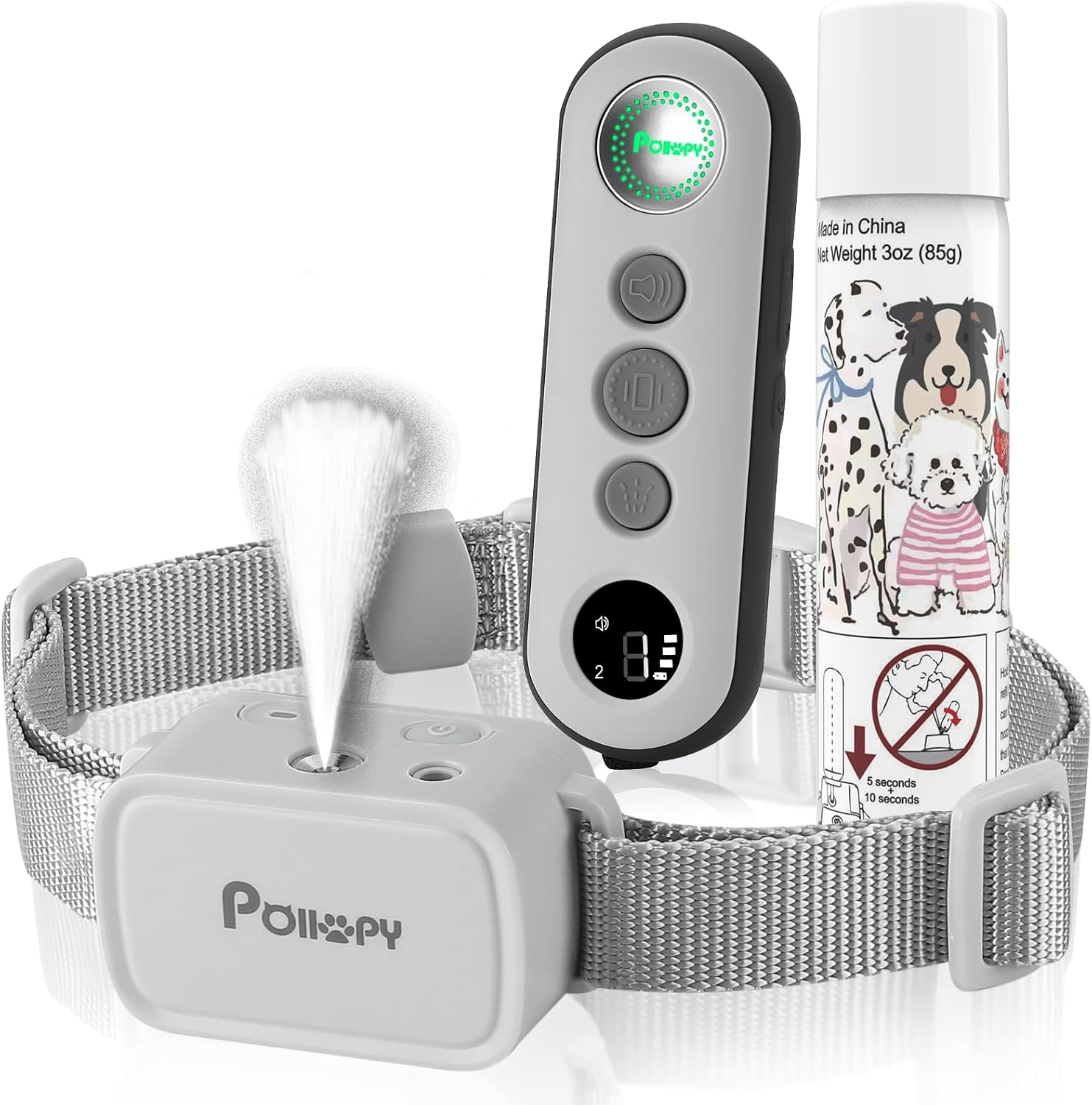 Citronella Dog Collar with Remote, Safer 3 Modes Spray/Vibration/Beep Dog Training Collar, Humane No Shock Citronella Bark Collar, Rechargeable 1000ft Range Spray Dog Collar -Only Works with Remote - Image 11