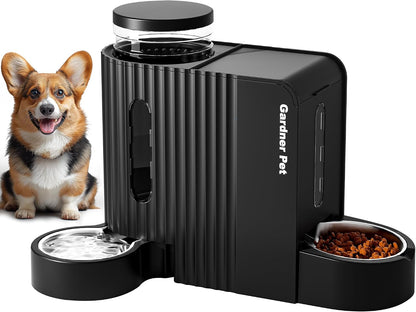 Gardner Pet Automatic Gravity Pet Feeder, 0.8 Gallons*2 Dog Feeder and Water Dispenser Set 100% BPA-Free, 2-in-1 Gravity Feeder with Stainless Steel Bowl for Dogs, Cats, Rabbits, Puppies (Green) - Image 9