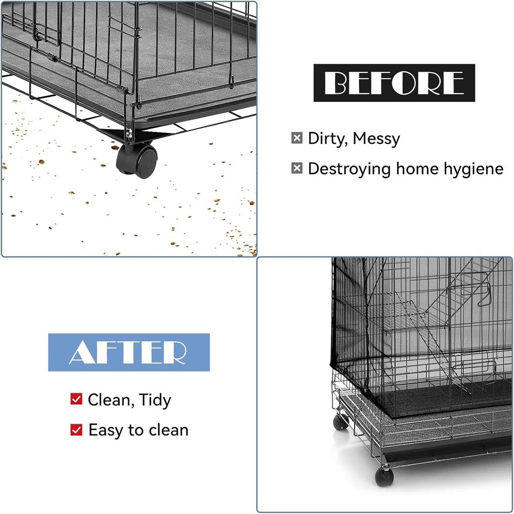 Trinkrittey bird seed catcher elastic band detail for secure fit