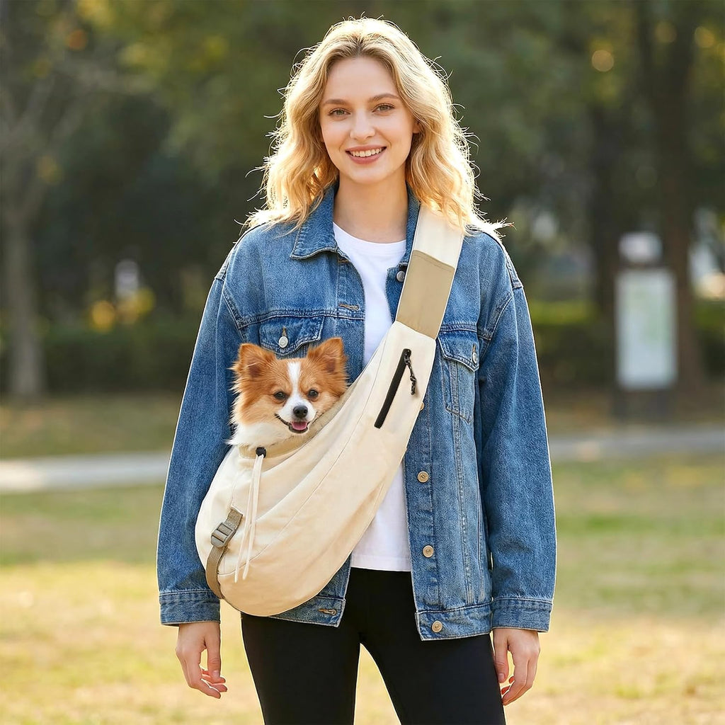 Hands free pet travel carrier for cats and dogs