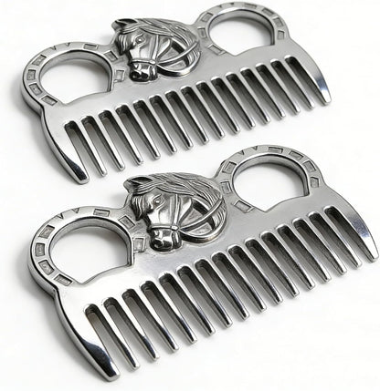 Ergonomic handle design of Zswinatw horse grooming comb