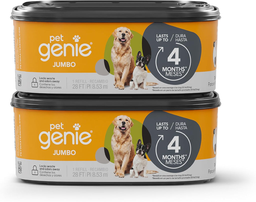 Pet Genie - Jumbo refill 1-pack - Up to 4 months of supply - Ultimate odor control dog poop bags - Image 11