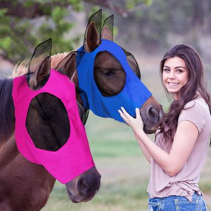 Weewooday horse fly mask with ears showing full coverage