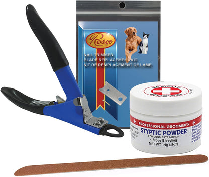 Resco Deluxe Dog Nail Clippers for Large Dogs - Professional USA-Made Guillotine Trimmer - Heavy Duty Steel, Yellow - Image 9