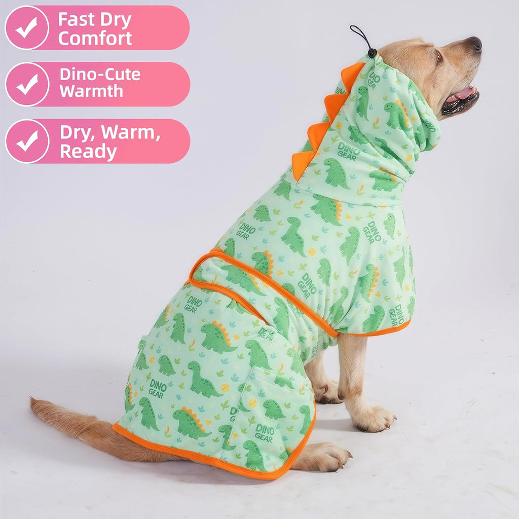 Quality high-loft fleece knit material close-up on authentic imported pet robe