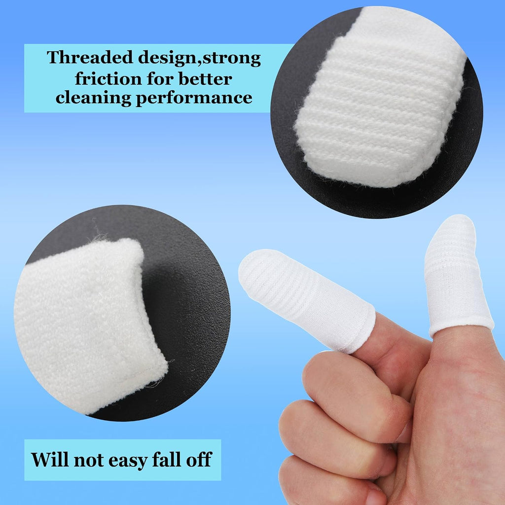 Close up of cat and dog dental hygiene finger brush