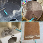 Uproot Cleaner Pro with collected pet hair ready for disposal