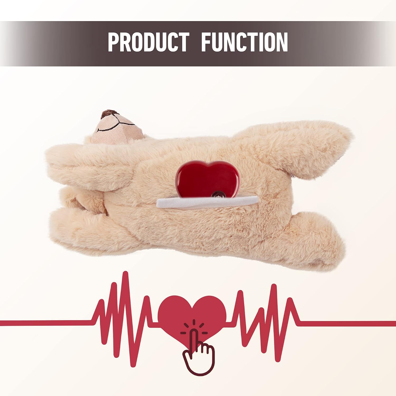 Reusable microwaveable warmer bag for Pet Prime puppy toy