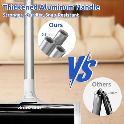 ACE2ACE A3 Pro pet hair sweeper pulling cat hair off rug