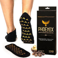 Luxail Phoenix men moisturizing gel socks front view packaging