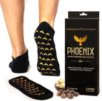 Luxail Phoenix men moisturizing gel socks front view packaging
