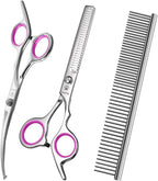GLADOG Professional 5 in 1 Dog Grooming Scissors Set with Safety Round Tips, Sharp and Heavy-duty Pet Grooming Shears for Cats - Image 12