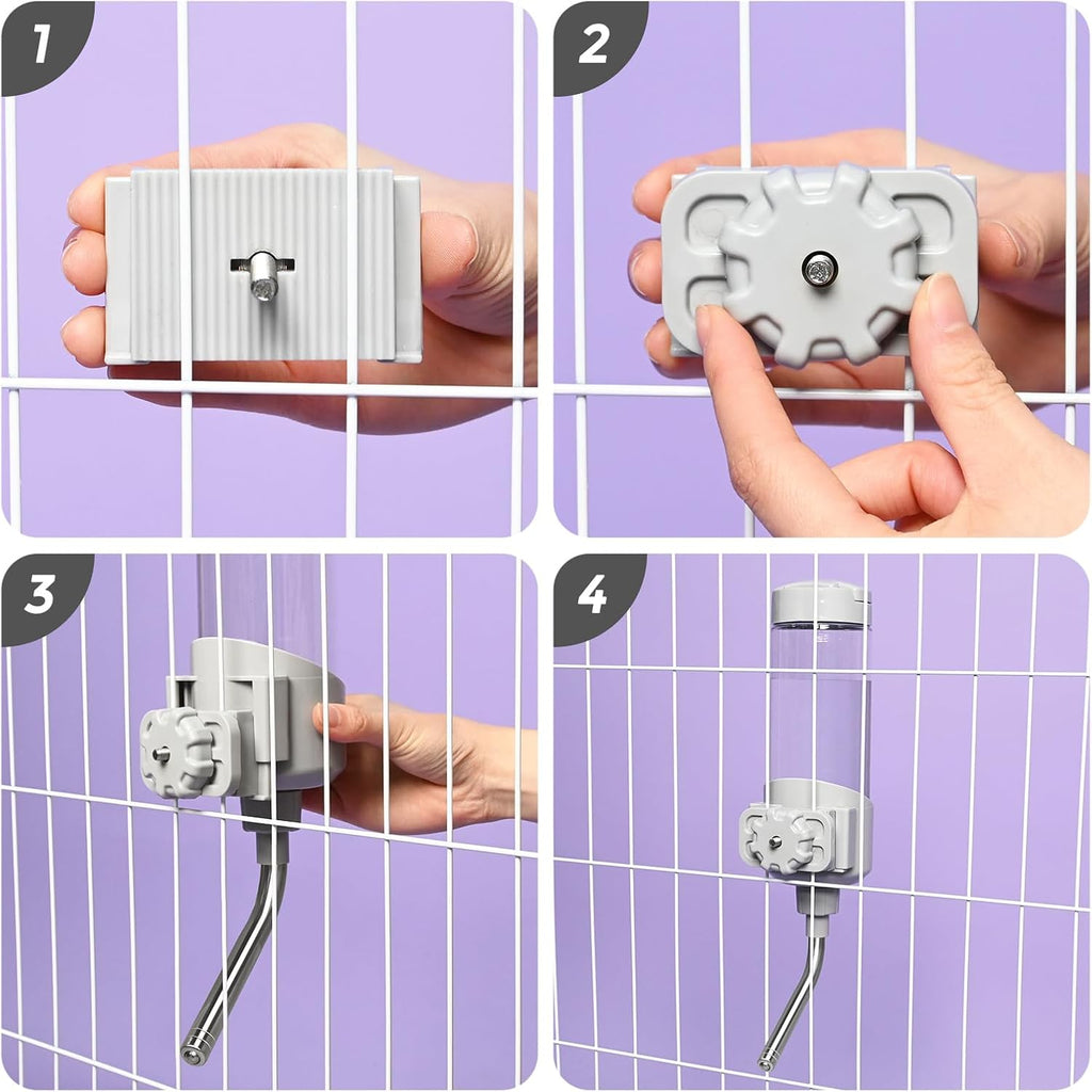 Vannon cage water dispenser disassembled to showcase easy cleaning components