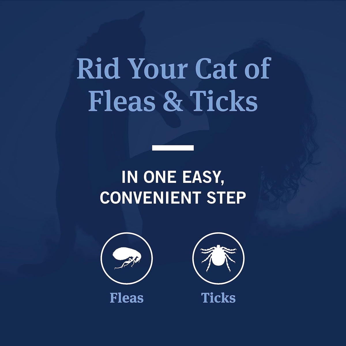 PetArmor anti flea and tick conditioning cat shampoo container back