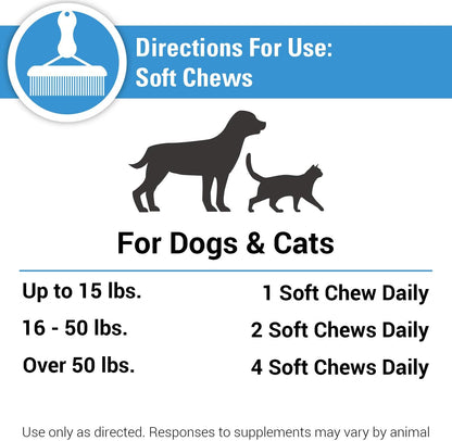 USA imported pet wellness supplement for white fur dog breeds clear eyes.