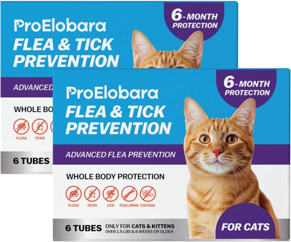 Topical Flea and Tick for Large Cats: Waterproof Topical Cat Flea and Tick - Fast-Acting & Long-Lasting at Home Control for Cats Over 9 lbs and 8 Weeks or Older - 6-Dose Supply - Image 10