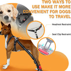 Two pack Dvedo pet car seatbelt set for travel