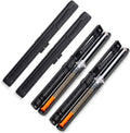 Sijidou portable travel insulin case front view showing sleek black discrete design
