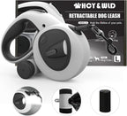 HCY&WLD Upgrade 4-in-1 Retractable Dog Leash with LED Light & Dispenser & Poop Bags, 16 ft Heavy Duty Dog Leash with Anti-Slip Handle for Dogs up to 44 lbs, 360 degrees Tangle-Free, One Button Brake & Lock - Image 9