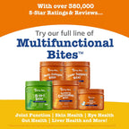 Dog health supplements by Zesty Paws featuring ninety chicken flavored pieces