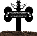 Cat Grave Marker Outdoor Memorial - 12in Metal Pet Memorial Plaque with Garden Cat Silhouette, Weatherproof Headstone for Yard or Indoor Tribute, Sympathy Gift for Loss of Cat - Image 12
