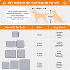 Loobani large pee pad protecting floor under dog crate