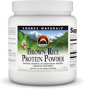 Source Naturals Brown Rice Protein Powder front view vegan supplement