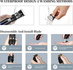 Cakapet black dog clippers kit illustrating the complete thirteen piece set contents