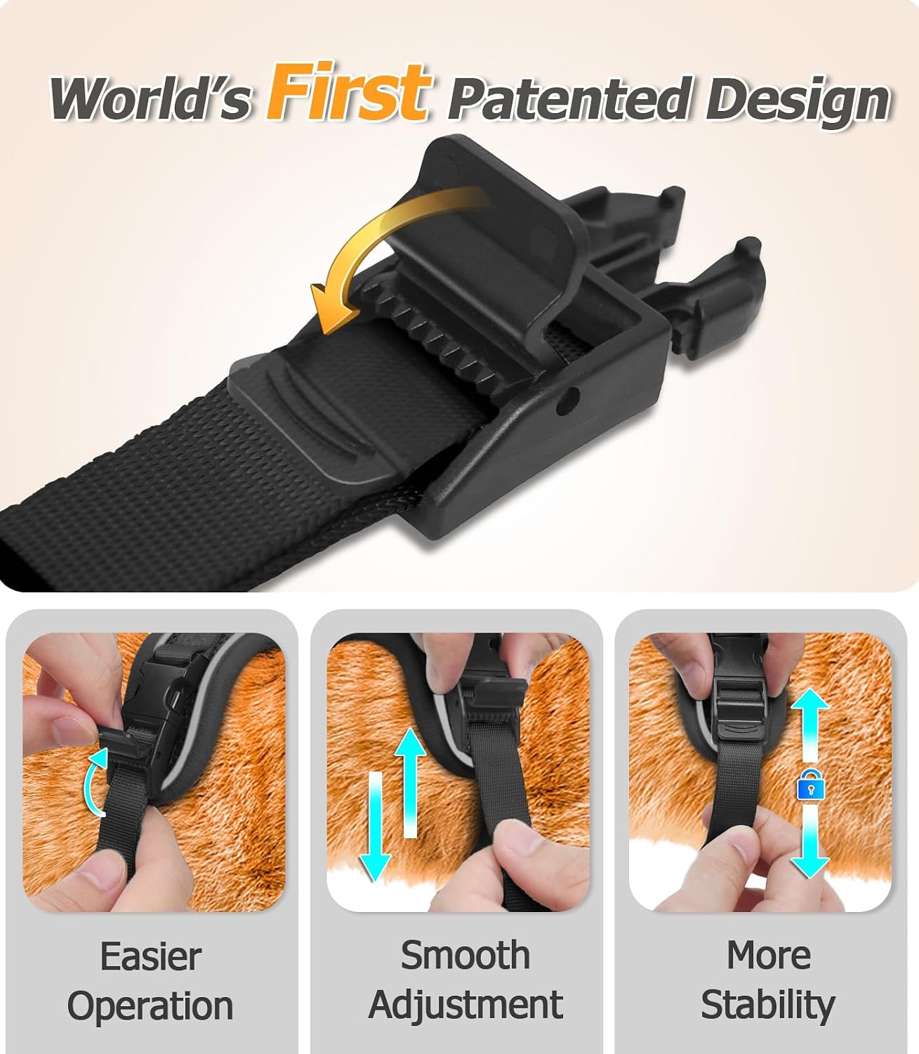 Breathable mesh cat walking vest close up showing secure buckles