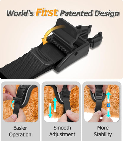 Breathable mesh cat walking vest close up showing secure buckles