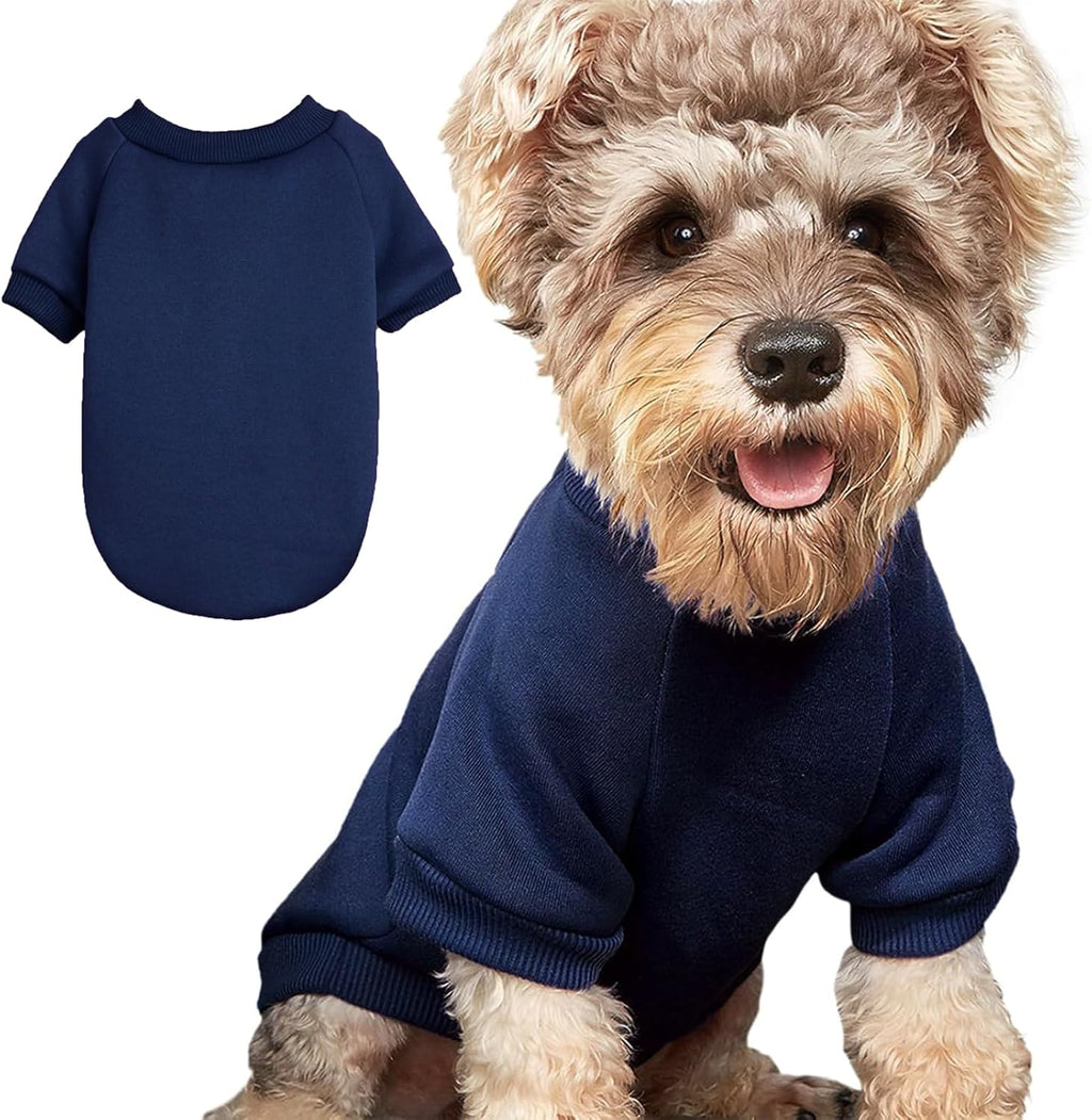 Puppy Sweater for Small Dogs Clothes Warm Winter Cat Clothe Pet Sweatshirt Knitwear Doggie Kitten Clothing, Green, Medium - Image 15