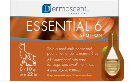 Dermoscent Essential 6 spot-on - Dog Skin Care for Dandruff & Allergy Relief with Vitamin E Oil - Anti Itch for Dogs - Natural Ingredients for Sensitive Skin - Dogs 20-40 kg - 4 Pipettes of 2.4 ml - Image 10
