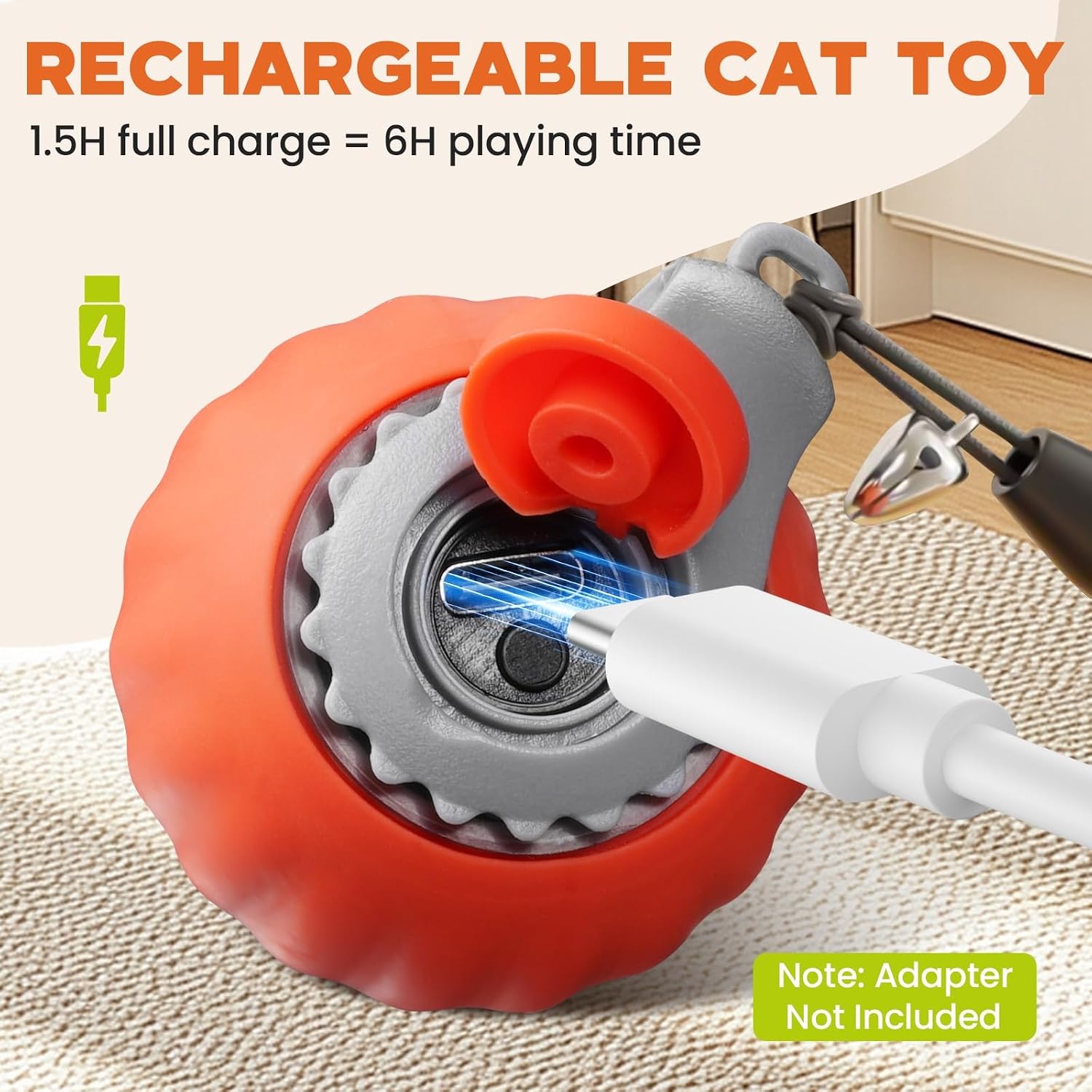 Close up of PawsomeFinds cat toy obstacle sensor