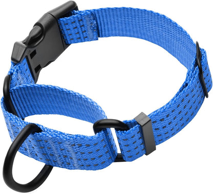 Martingale Collar for Training Dogs. Adjustable Reflective Collars with Buckle-USA Flag- NO Pull-Prevents Slipping Out, for Medium Large XL Dogs. Helps with Strong pullers (XL, Blue) - Image 13