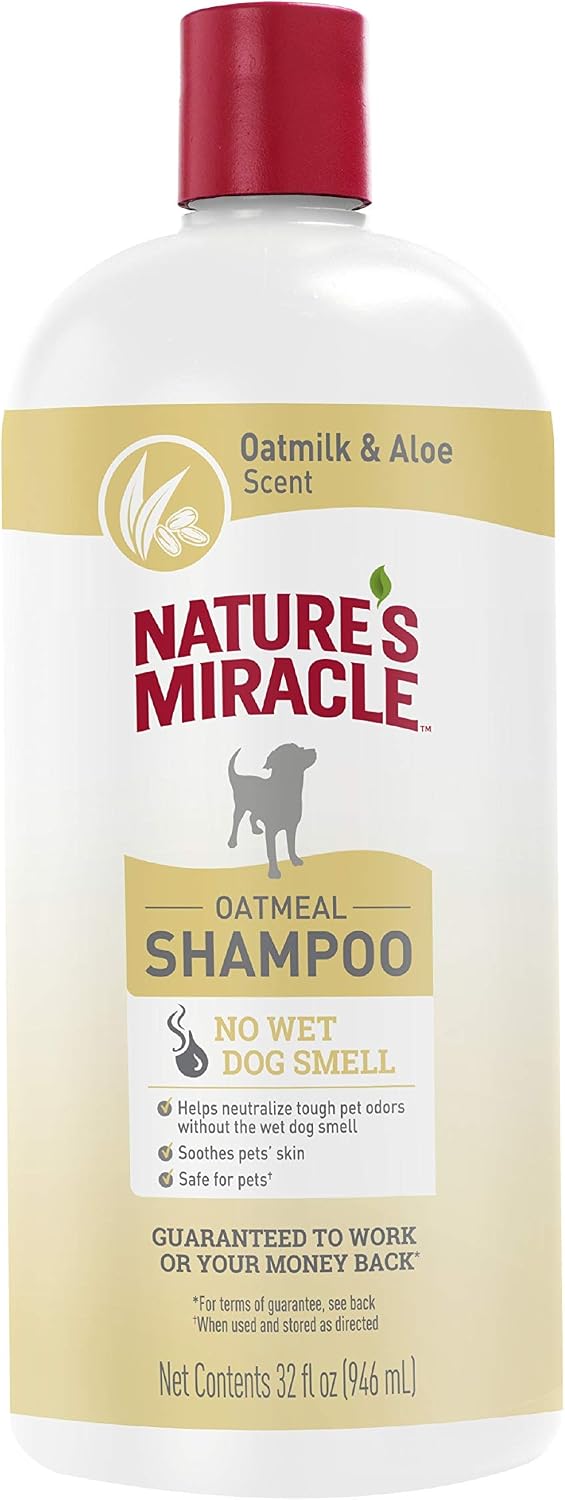 Nature's Miracle Nature's Miracle Oatmeal Shampoo & Conditioner for Dogs, 32 Oz, Pistachio Cream Scent - Image 10