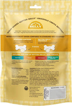 Two pack bundle of Better Belly original chicken liver flavor digestible rawhide rolls showing the chew shape and texture.