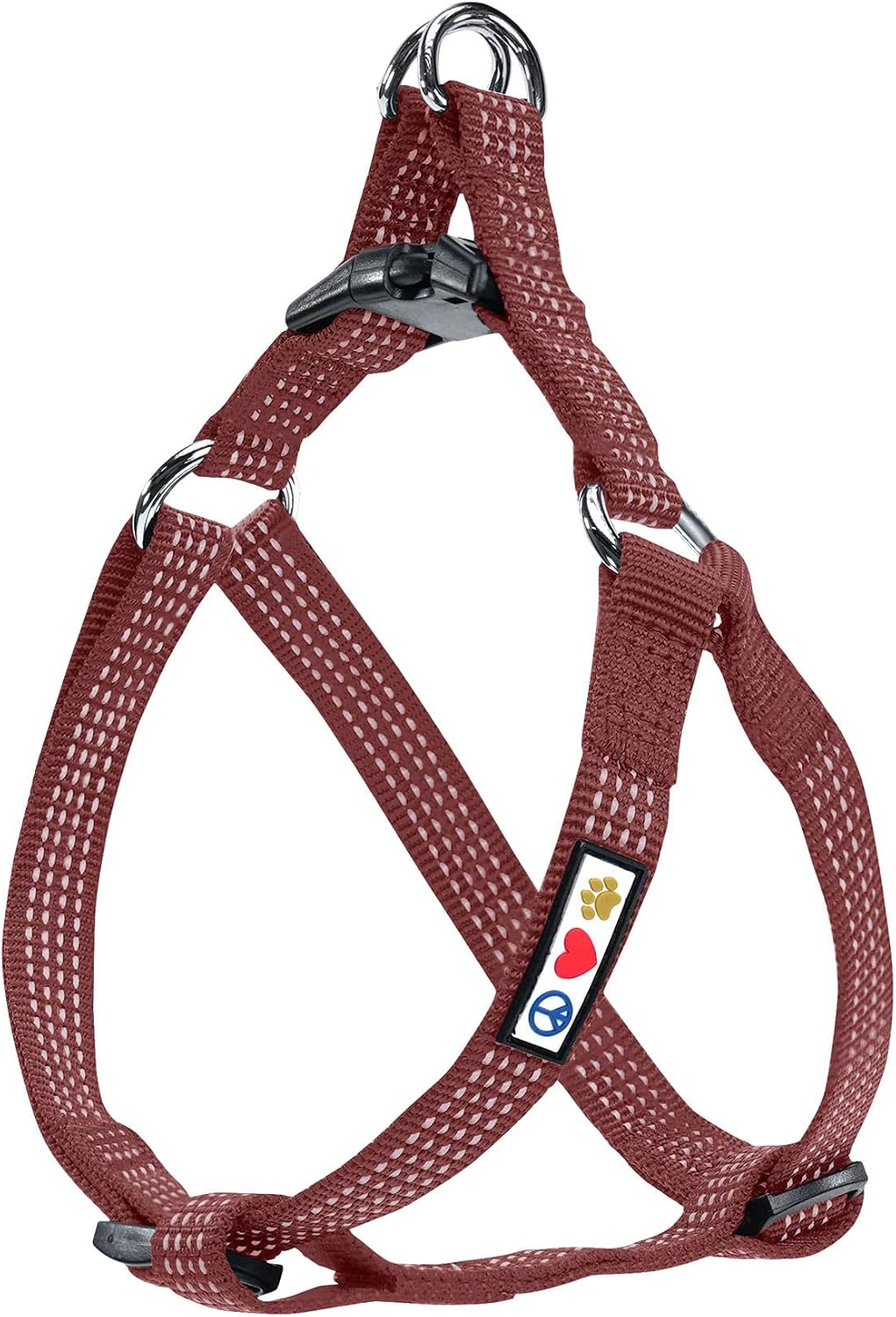 Pawtitas Solid Step-in Dog Harness - Adjustable No-Pull Vest for Puppies to Seniors, Safe & Comfortable XS Black - Image 11