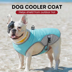 Preferhouse blue cooling vest for dogs side view