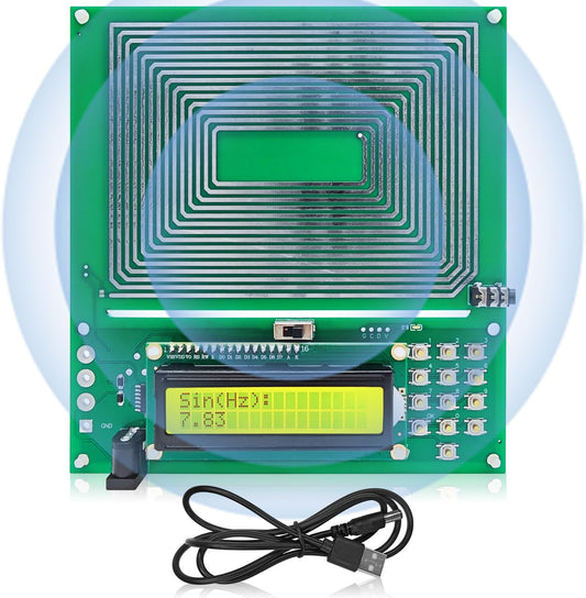 YAMEOME Schumann Wave Resonance Generator front view showing the printed circuit board layout