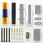 Sayutie cattle scratching brush installation accessories including included screws and nuts.