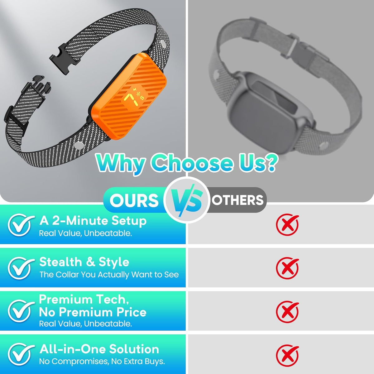 Dog Bark Collar for Large Medium Small Dogs, Effective No-Bark Collar, Smart Barking Collar, 2026 Upgraded Bark Collar with 7 Sensitivity, 3 Modes, Orange - Image 10