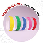 TabBand Max twenty inch disposable pet collar flat layout displaying tear resistant material