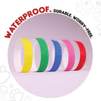 Close up of the writable surface on a VetriMark Max temporary dog collar.