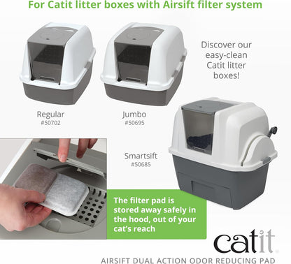 Catit Airsift six count package demonstrating easy installation for cat owners