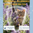 Petrivium lysine drops for cats showing dosage instructions chart