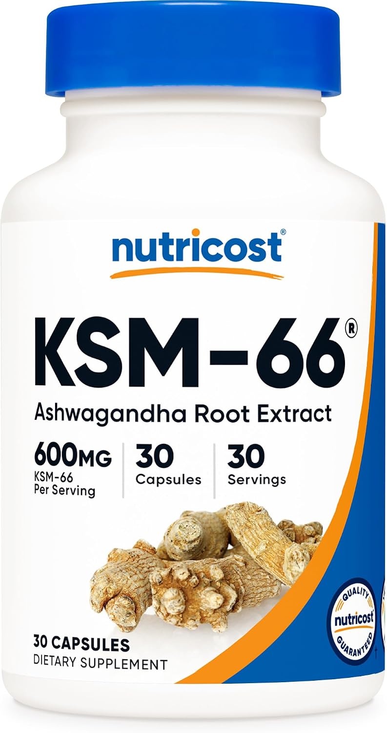 Nutricost KSM-66 Ashwagandha Root Extract (600mg) 60 Capsules - Image 6