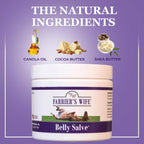 Natural horse fly bite relief salve texture shot