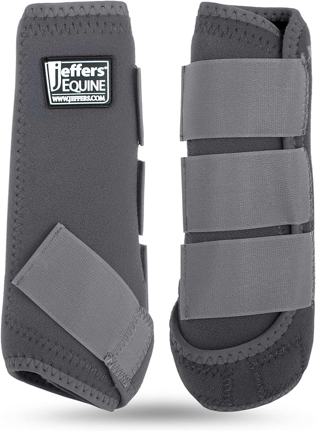 Jeffers Expression Protective Horse Boots, 1 Pair, Medium - Safe Neoprene Leg Guards, Durable Strap Closures, Front & Hind Support, Equestrian Accessories for Travel & Riding - Bisbee Blue - Image 15