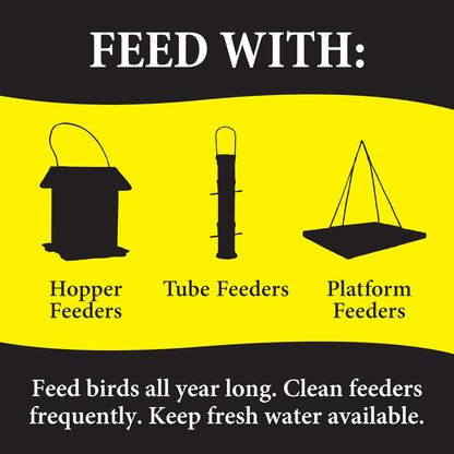Wild Delight 4.5 pound bird food bag side profile